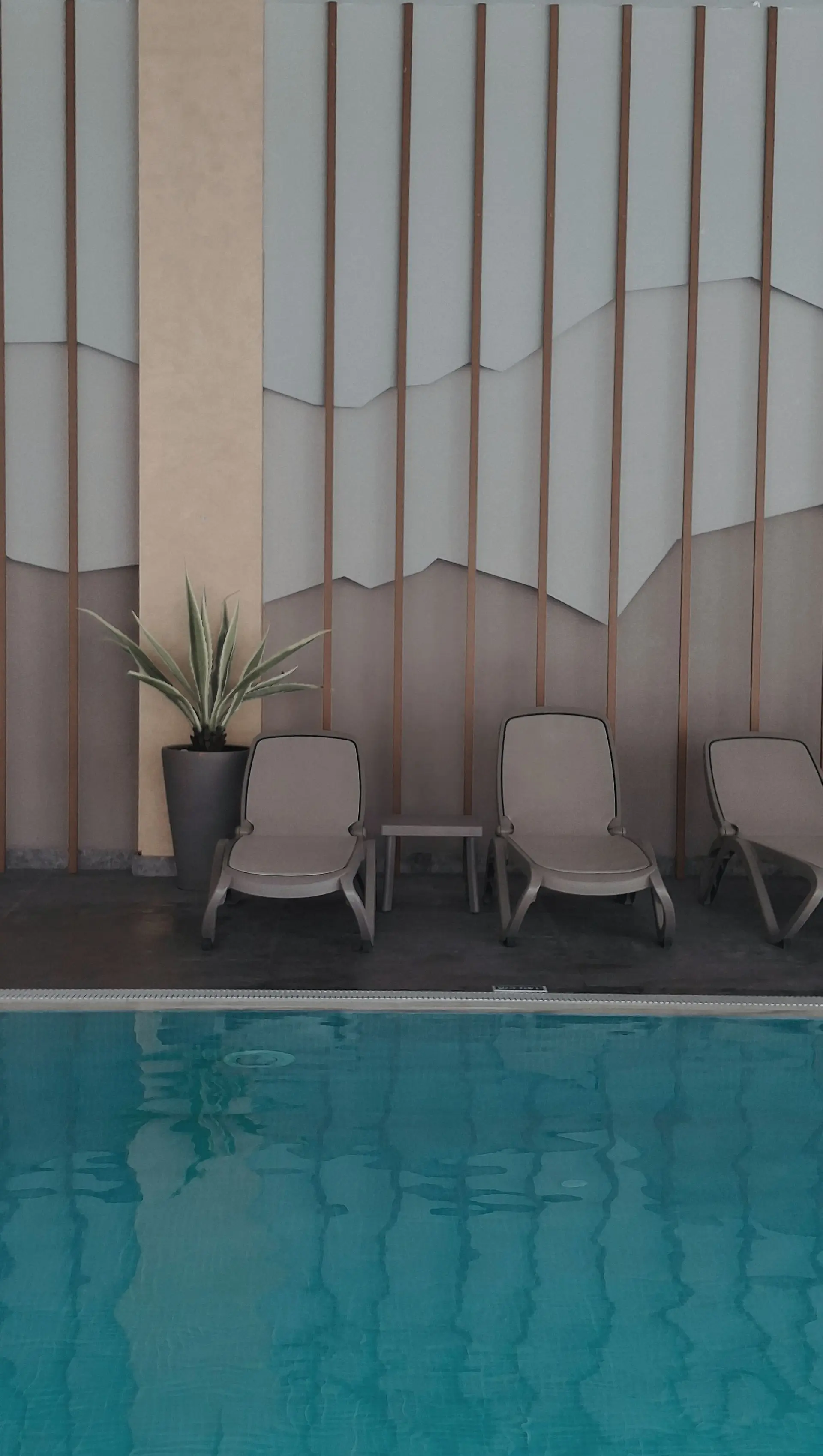 Resort Poolside Dusk